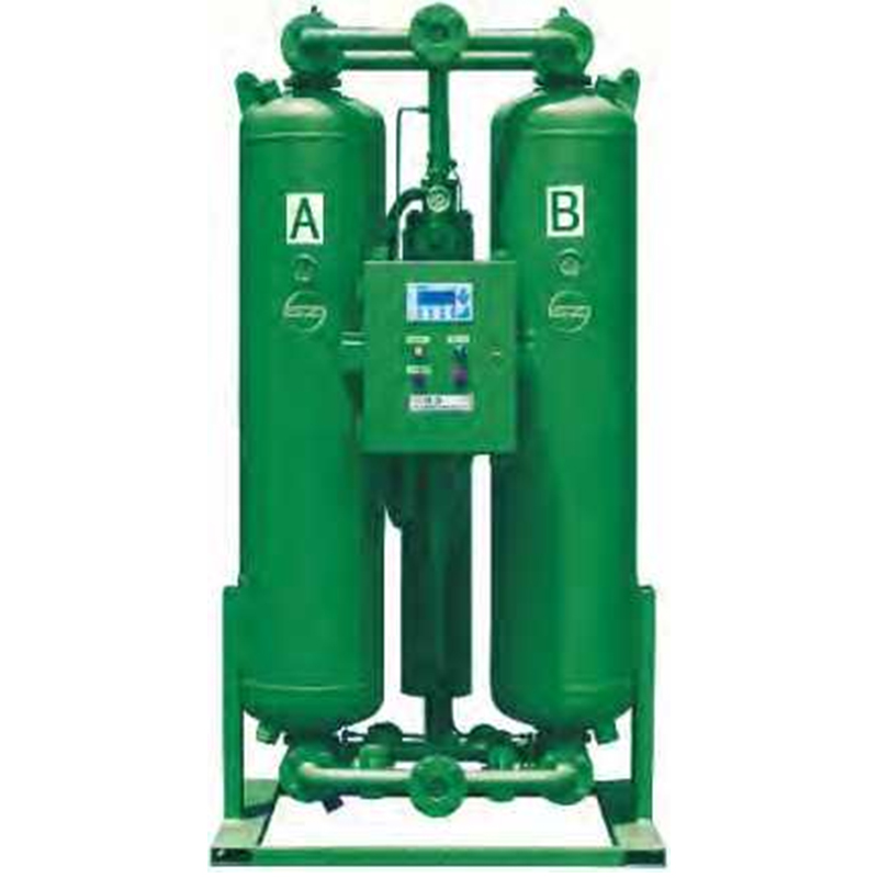 Integral assembly desiccant dryer diffuser stable and reliable